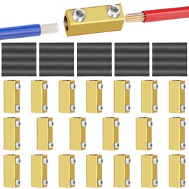 Linkstyle 20PCS 10Amp Wire Connector Nut Kit, 12AWG Gauge Docking Connector, Splicing Quick Wiring Terminal, with Heat Shrink Tubing