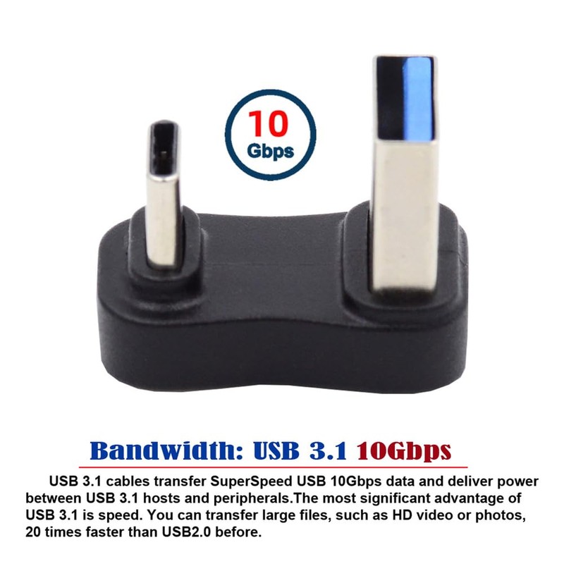 NFHK USB3.0 Type A Male to USB 3.1 Type C