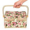 ANCLLO Sewing Supplies, Sewing Box Organizer Sewing Kit Storage for