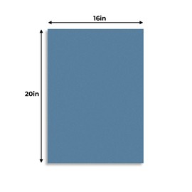 Poster Palooza Steel Blue 16x20 Backing Board - Uncut Photo Mat Board