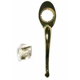Kwikset Standard Entry Door Knob HandleSet Extension Kit, Polished Brass