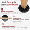 USA Made Original Round Foundation Block (10-Pack) – Durable Deck