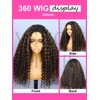 V SHOW Wear Go Glueless Half Wig Human Hair 1B/30