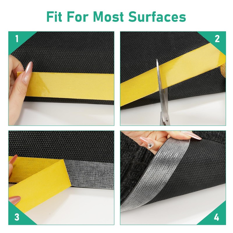 Double Sided Fabric Tape Heavy Duty, 1In x 66FT Strong