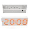 Digital Alarm Clock 3 Levels Brightness Orange Number Desktop LED