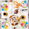 Art Party Supplies - Colorful Artist Paint Splatter Paper Dessert