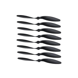 wurenji 8060 Propeller, 8 Propeller Props Used for Remote Control of Aircraft Quadcopter Black Soft Propeller Blades 3.17 Shaft Diameter XDD Motor Prop Accessories