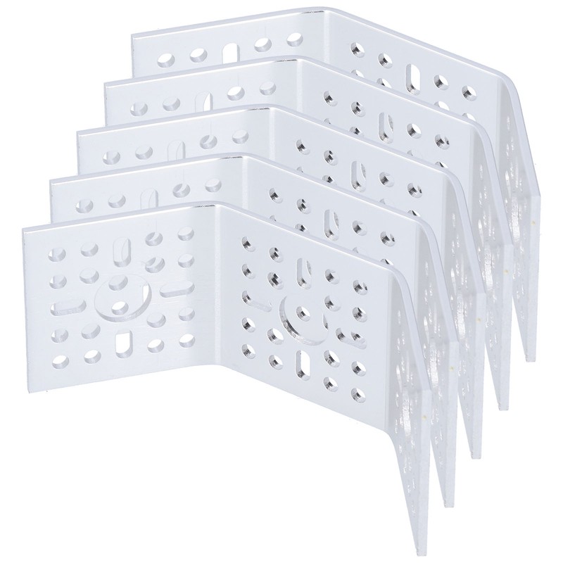 5Pcs 135 Degree Brackets Double Angle Aluminum Alloy Plate Connector