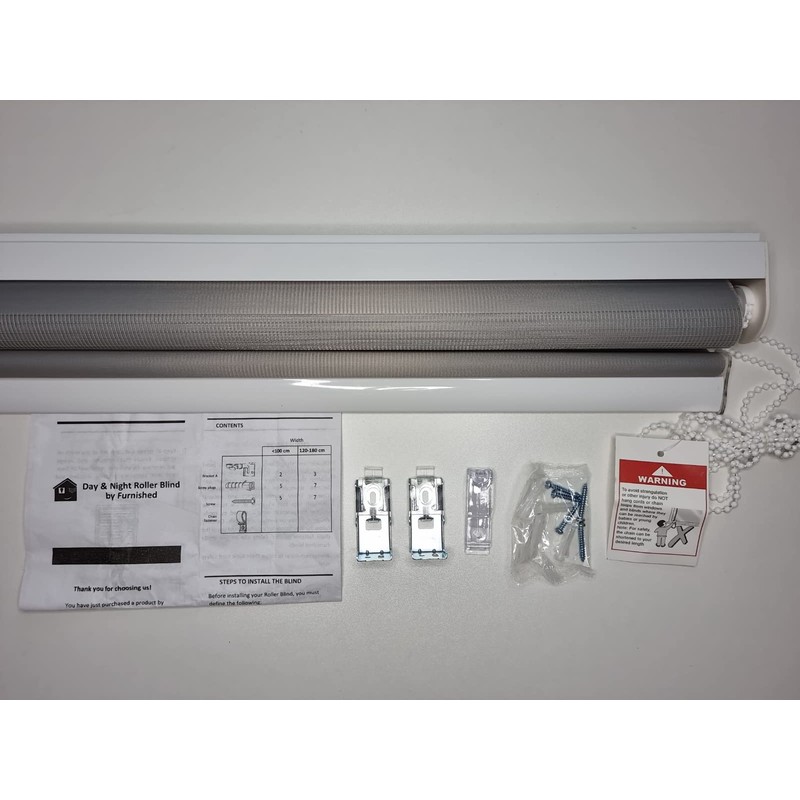 FURNISHED Day and Night Roller Blinds - Zebra Blind Dim