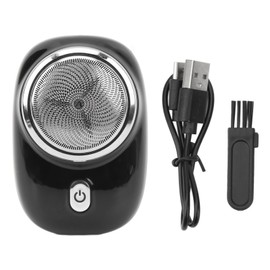 Mini Electric Beard Trimmer Washable IPX6 Waterproof Portable Beard Clipper Machine for Outdoor Travel