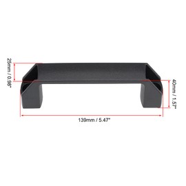 sourcing map Plastic Pull Handles 139mm Length Luggage Case Mechanical Equipment 10Pcs