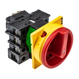 Eaton 091079 Hauptschalter, 3-polig + N, 32 A, not-aus-Funktion, abschließbar in 0-Stellung, Einbau