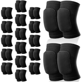 Simgoing 18 Pcs Volleyball Knee Pads for Dancers, Cheerleaders, Breathable Knee Pads for Men Women Kids Knees Protective, Knees Brace for Volleyball D