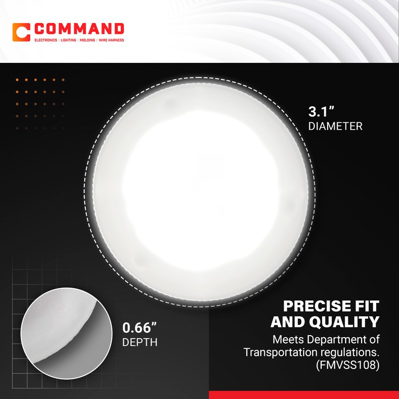 Command Electronics OEM LED RV Ceiling & Under-Cabinet Light –