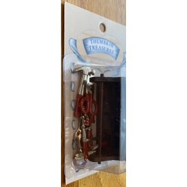 Thumbkin Treasures Tender Heart Unmarked NEW IN PACKAGE MINI OLD-TIME TOOL BOX & EIGHT TOOLS THUMBKIN TREASURES 91102 NIP