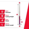 Amana Tool Spektra Coated Solid Carbide CNC Carbon Graphite Carbon