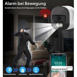 VisorTech Accessories for Camera with Recording: Outdoor Camera for System DSC-750.app V3, DSC-500.nvr, DSC-850.app V2 (Professional Security Camera Sets, IP Camera Recorder)