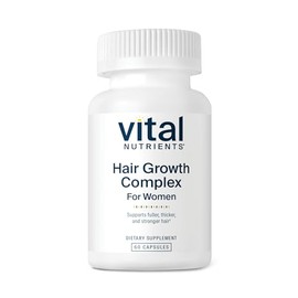 Vital Nutrients Hair Growth Vitamins Complex for Women - Hair Growth Supplement Supports Fuller, Thicker, Stronger with Keratin, Ashwagandha, Hops and