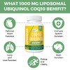 1000mg Liposomal CoQ10 Softgels Better Absorption CoQ10 Ubiquinol Supplement Heart