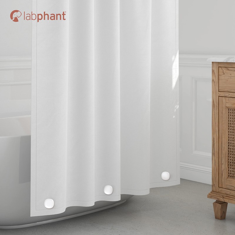 labphant Shower Curtain Weights, Never Rust Shower Curtain Magnets, Silicone