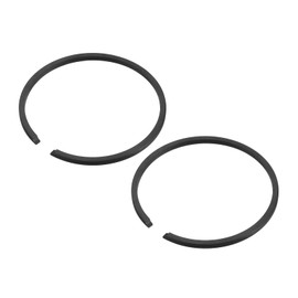 QUARKZMAN Piston Ring Set, 2 Pieces 33 mm x 1.5 mm Standard Size Piston Rings Suitable for Chainsaw Replacement Parts
