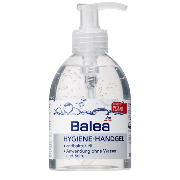 Balea Hygienic Hand Gel Pack of 2 (2 x 300 ml)
