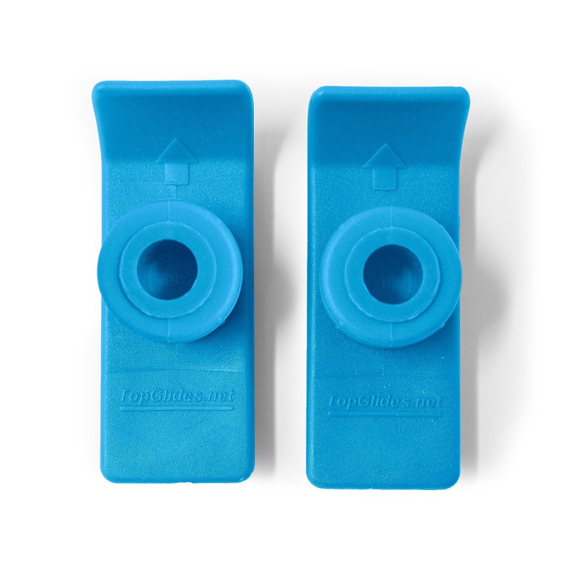 Top Glides TuffSki Walker Ski Glides - 1 Pair (Light