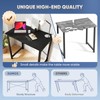 DUMOS 32 Inch Office Small Computer Desk Modern Simple Style