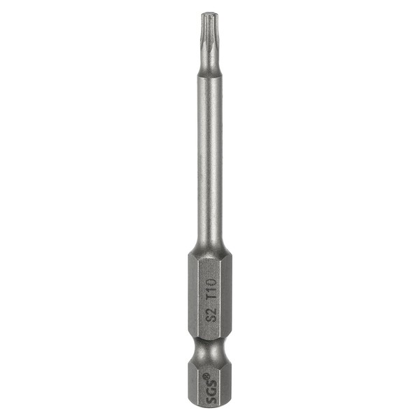 sourcing map T10 Torx Head Screwdriver Bit 1/4" Hex Shank