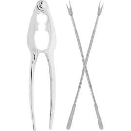 ULTECHNOVO Cascanueces y Uso Fácil Multifuncional de Acero Inoxidable Diseño Elegante Herramienta Funcional para Nueces y Cangrejos para Mariscos en Cocina