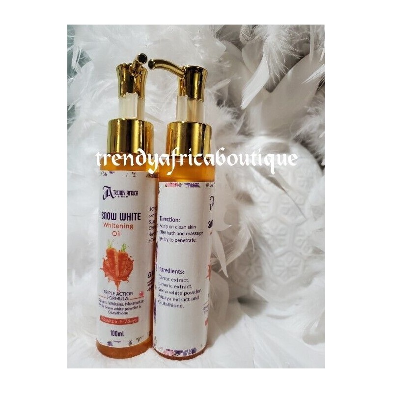 TRENDY GLITZ LUXURY Snowwhite TALKING OIL face & body 100mlx1