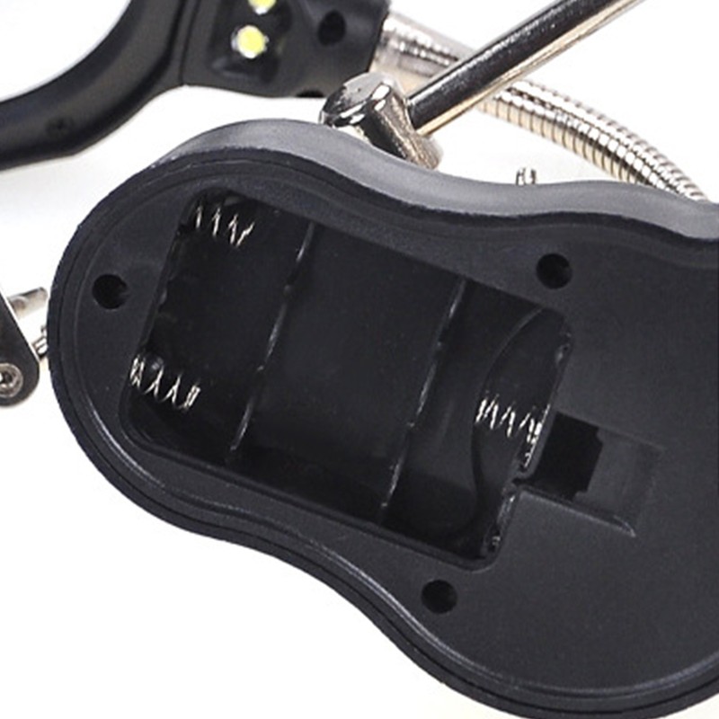 Magnifying Glass Soldering Station Professional LED Lamp Magnifier with Auxiliary