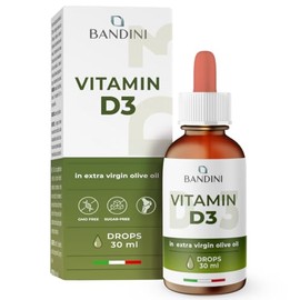 Bandini® Vitamin D3 Drops - 2000 IU per Drop | Liquid Vitamin D Supplement