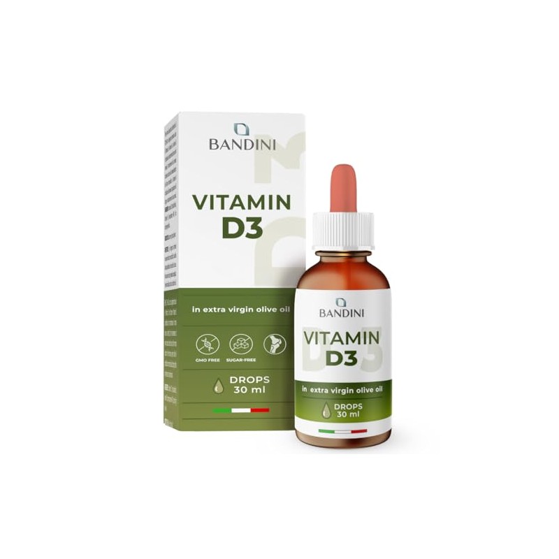 Bandini® Vitamin D3 Drops - 2000 IU per Drop |