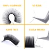 Gemerry Single Eyelash Extension Classic Thickness 0.07/0.15/0.18/0.20 mm C/D Curl,