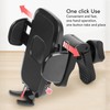 Stroller Phone Holder 360° Rotation Bike Phone Mount Antiskid for