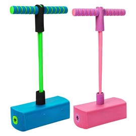 Easter Gift  Jumping Helps Grow Taller, Unicorn Toys for Girls Age 4-6, Foam Pogo Jumper for Kids Pogo Stick for Kids, - Color: BLUE