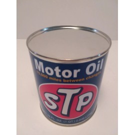 STP Motor Oil Vintage STP Motor Oil Can 1 qt. -(Re-pop Collectible)