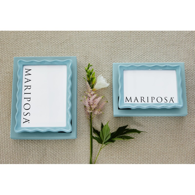 Mariposa Wavy Aqua 5x7 Frame