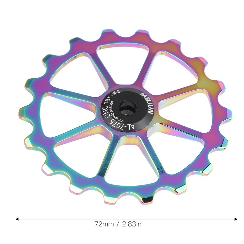 18T Guide Roller Bicycle Rear Derailleur Pulley Wheels for Road