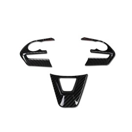 RUIQ Toyota RAV4 5th Generation Dedicated Interior Steering Garnish Handle Frame Interior Carbon Fiber Black Specification Designed for TOYOTA RAV4