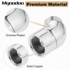 Mgoodoo Shower Head Elbow Adapter, 135 Degree Shower Arm Elbow