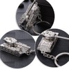 YiJPXinADZ Keyring Tank Model Keychain Creative Key Ring for Men