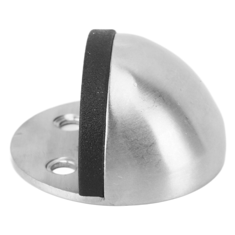 5 Sets Door Stopper Stainless Steel Rubber Door Stop Holder