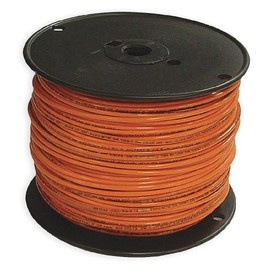 Building Wire, THHN, 14 AWG, Orange, 500ft
