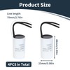 Pack of 4 2µF 450 V CBB60 Capacitor, Starting Capacitor,