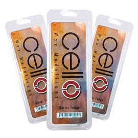 Cello Wax Melts - Butter Fudge Scent - 3 Pack - Electric Melt Burner Compatible