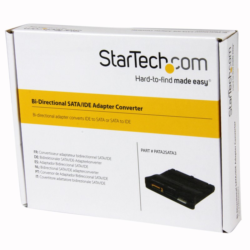 StarTech PATA2SATA3 Convertidor Adaptador IDE ATA a SATA Bidireccional, 1x