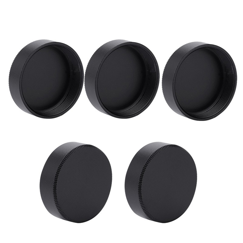 5pcs Metal C Mount Rear Lens Cover Cap 27mm for