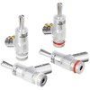 FURUTECH ADL High-End Grade Banana Plugs - Rhodium Plated -